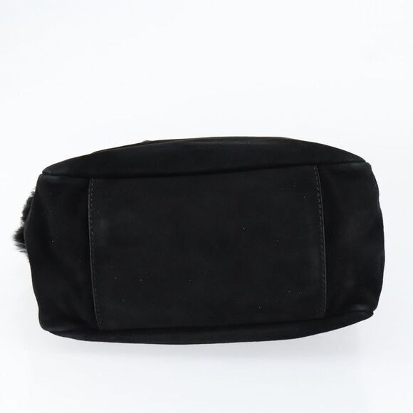 Salvatore Ferragamo Vala Handbag Suede Black Suede Handbag (Pre-Owned) - Picture 15 of 16